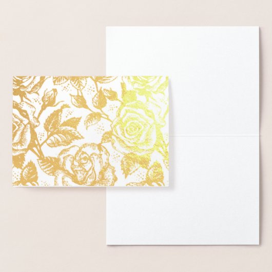 Carte Dorée Rose (Affichage)