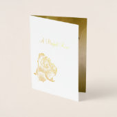 Carte Dorée Rose Gold parfait (Devant)