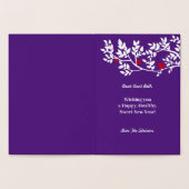 Carte Dorée Rosh Hashanah Jour de l'An juif Bénédiction de l'o (Intérieur)