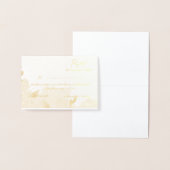 CARTE DORÉE RSVP (Affichage)