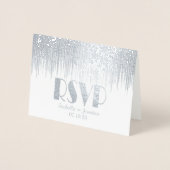 Carte Dorée Rsvp Silver Star Douche (Devant)