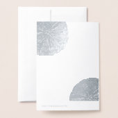 Carte Dorée Sable Dollar Coquillages Abstraits Plage Mariage T (Derrière avec enveloppe)