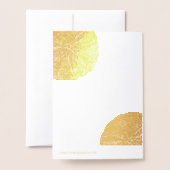 Carte Dorée Sable Dollar Coquillages Turquoise Abstrait Beach  (Derrière avec enveloppe)