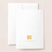 Carte Dorée Saint Michel l'Archange (Derrière avec enveloppe)