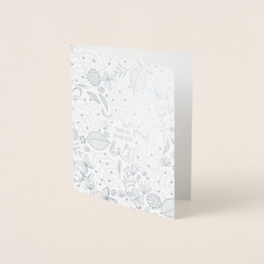 Carte Dorée Salutation de flacons bio (Devant)