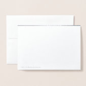 Carte Dorée Salutations à l'anniversaire de vingt-cinq ans d'a (Derrière avec enveloppe)