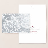 Carte Dorée Salutations de vacances (Affichage)