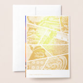 CARTE DORÉE SANADA YUKIMURA 箔 カ ー ド (Derrière avec enveloppe)