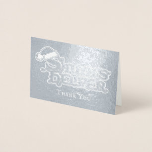 Carte Dorée Santas casquette santas aide vacances