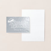 Carte Dorée Santas casquette santas aide vacances (Affichage)