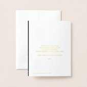 Carte Dorée Sassoferrato Madonna et Child Gold Foil Note Card (Derrière avec enveloppe)