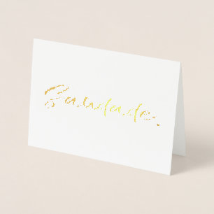 Carte Dorée Saudade Black Gold