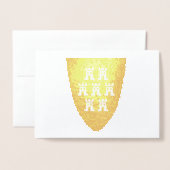 Carte Dorée Saxons de Transylvanie (Devant avec enveloppe)