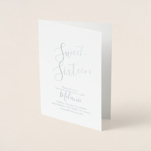 Carte Dorée Scénario Simple Sweet Sixteen