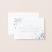 Carte Dorée Serez-Vous Ma Femme D'Accueil ? Élégant Swirl (Devant avec enveloppe)