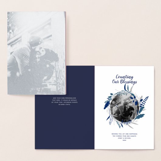 Carte Dorée Silver FOIL 1ère année Marié Année en révision PHO (Affichage)