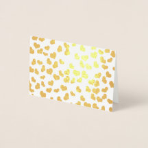 Simple Élégant Cœurs d'Or Saint-Valentin 