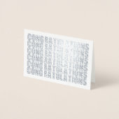 Carte Dorée Simple Félicitation Élégante (Devant)