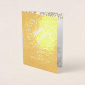 Carte Dorée Soeur et beau-frère VRAI de Pâques FOIL (Devant)