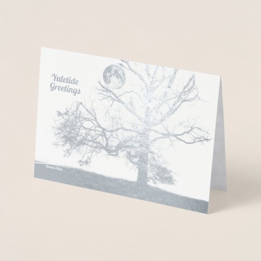 Carte Dorée Solstice d'hiver : Prospect Park, NY—vacances (Devant)