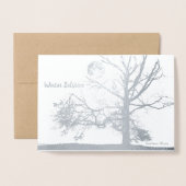 Carte Dorée Solstice d'hiver : Prospect Park-vacances (Devant avec enveloppe)