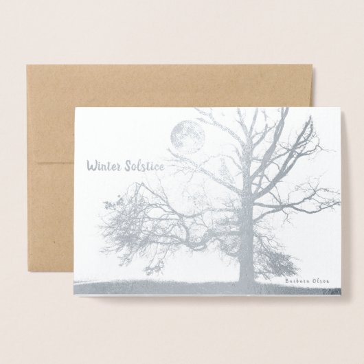 Carte Dorée Solstice d'hiver : Prospect Park-vacances (Devant avec enveloppe)