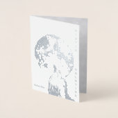 Carte Dorée Solstice d'hiver : Salutations de la nature (Devant)