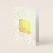 Carte Dorée Sparkly Gold Confetti Anniversaire (Devant)