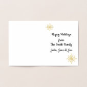 Carte Dorée Starburst rétro atomique mi-siècle Mood Rouge & Or (Intérieur)