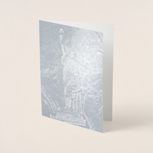 Carte Dorée Statue de la Liberté (Devant)