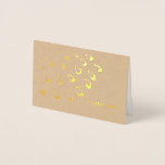 Carte Dorée Stylisé Peacock Feather Merci Mariage moderne<br><div class="desc">Moderne. Minimal. Cette collection utilise des plumes de paon stylisées pour créer un look élégant pour votre journée spéciale.</div>