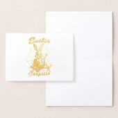 Carte Dorée Surprise de Pâques (Affichage)