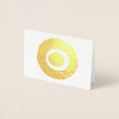 Carte Dorée Symbole de Nazar Evil Eye Protection (Devant)