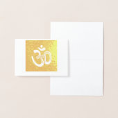 Carte Dorée Symbole OM Expression Personnelle (Affichage)
