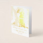 Carte Dorée Sympathie pour la perte de Labrador Retriever Ange (Devant)