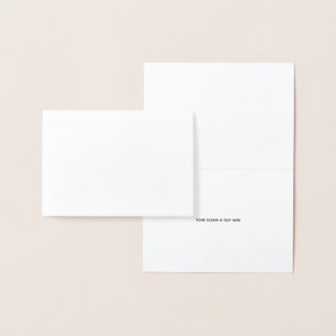 Carte Dorée Sympathie pour un animal de compagnie minimaliste