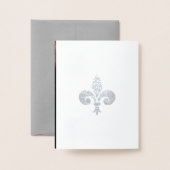 Carte Dorée Sympathie religieuse Penser à vous prières et acce (Derrière avec enveloppe)