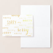 Carte Dorée tant de douleurs feuille d'or (Affichage)