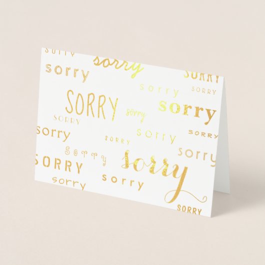 Carte Dorée tant de douleurs feuille d'or (Devant)