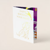 Carte Dorée télescope pour chiens (Devant)