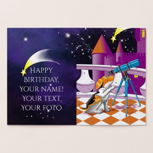 Carte Dorée télescope pour chiens (Intérieur)