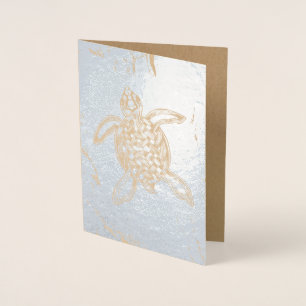 Carte Dorée Tortue de mer céleste (à l'intérieur)