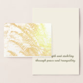 Carte Dorée Tranquille Golden Fern (Affichage)