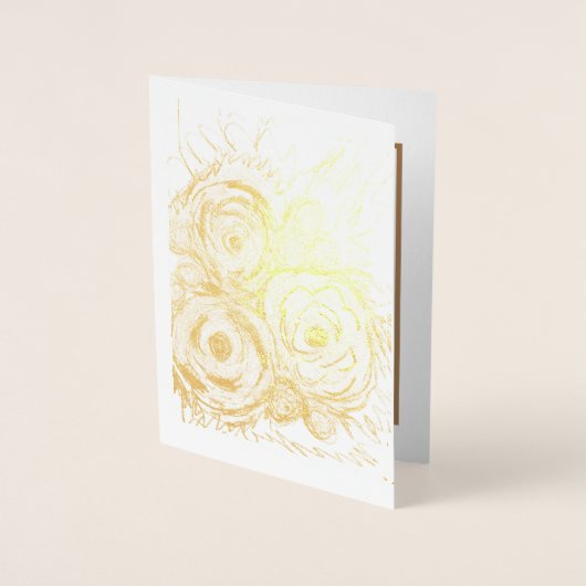 Carte Dorée Trois Rosas (Devant)