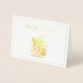 Carte Dorée Trumpeter Alice de la Cour du lapin blanc au pays (Devant)