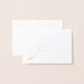 Carte Dorée Tuyauterie à un seul pneu (Devant avec enveloppe)