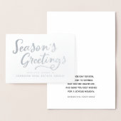 Carte Dorée Typographie Bonnes Fêtes | Salutations (Affichage)