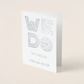 Carte Dorée Un amour labyrinthe | Nous faisons Maze Mariage de (Devant)