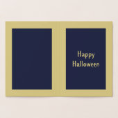 Carte Dorée Un manque de bonté Ravens Halloween Personnalisé (Intérieur)