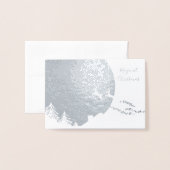 Carte Dorée Un Nocturne de Noël magique (Devant avec enveloppe)